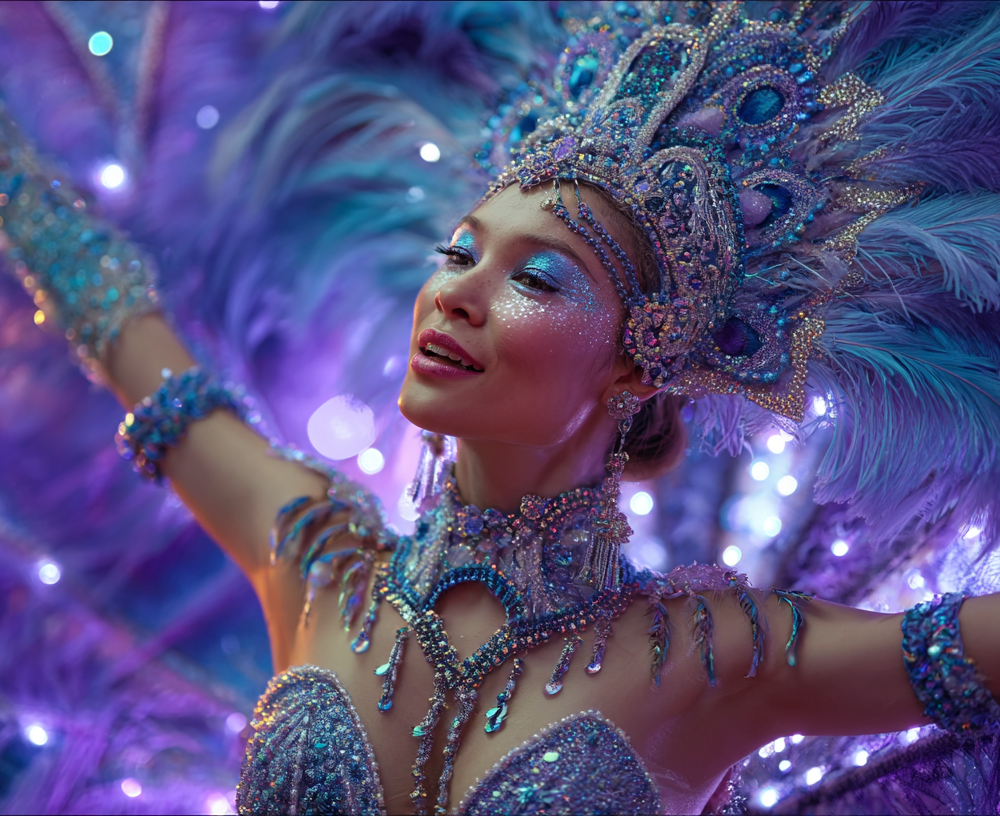 Phuket Tours Online Expat Run Phuket Tour Agency Phuket Tours Online Close Up Of A Performer In A Glowing Peacock Insp 78a88a68 F1b5 44d3 Ad74 790961008eb5