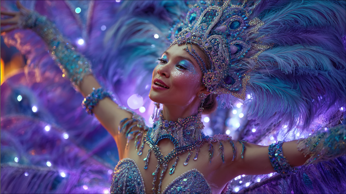 Phuket Tours Online Expat Run Phuket Tour Agency Phuket Tours Online Close Up Of A Performer In A Glowing Peacock Insp 78a88a68 F1b5 44d3 Ad74 790961008eb5
