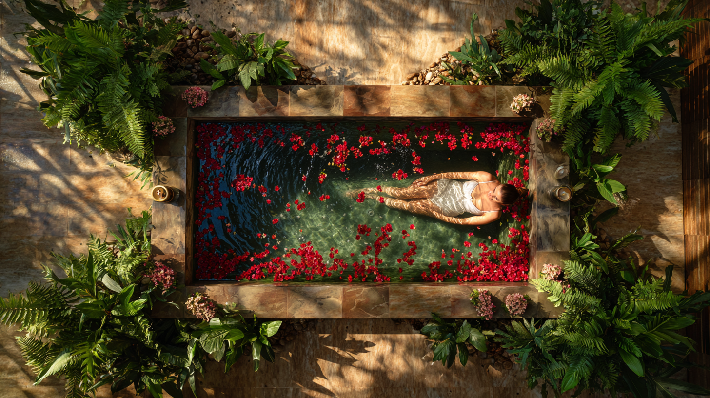 Phuket Tours Online Expat Run Phuket Tour Agency Phuket Tours Online Overhead View Of A Guest Immersed In A Floral Her D989680f F605 48b7 8ea7 Bd7cf89cf1f1