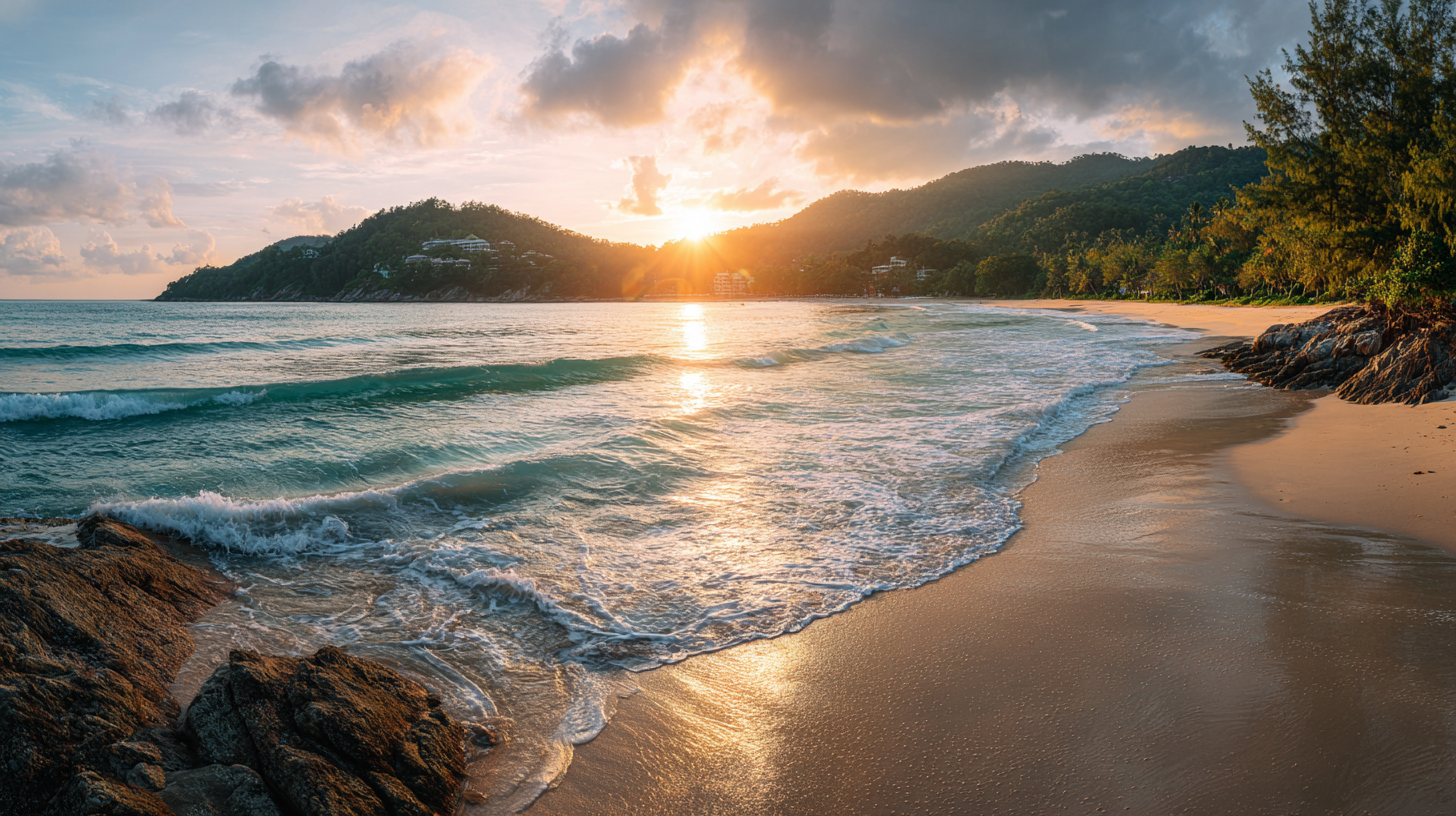 Phuket Tours Online Expat Run Phuket Tour Agency Phuket Tours Online Panoramic Golden Hour Beach View Of Kata Noi In P 4f7e3f6c 4537 4dc1 9384 3aca7a2bcaff