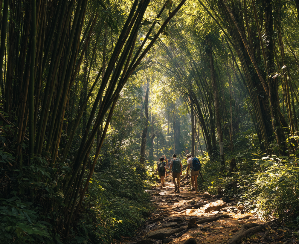 Phuket Tours Online Expat Run Phuket Tour Agency Phuket Tours Online Tourists Hiking Through The Dense Jungle Trail In Eb6d4960 9e5c 4ec4 97f0 32201365a572