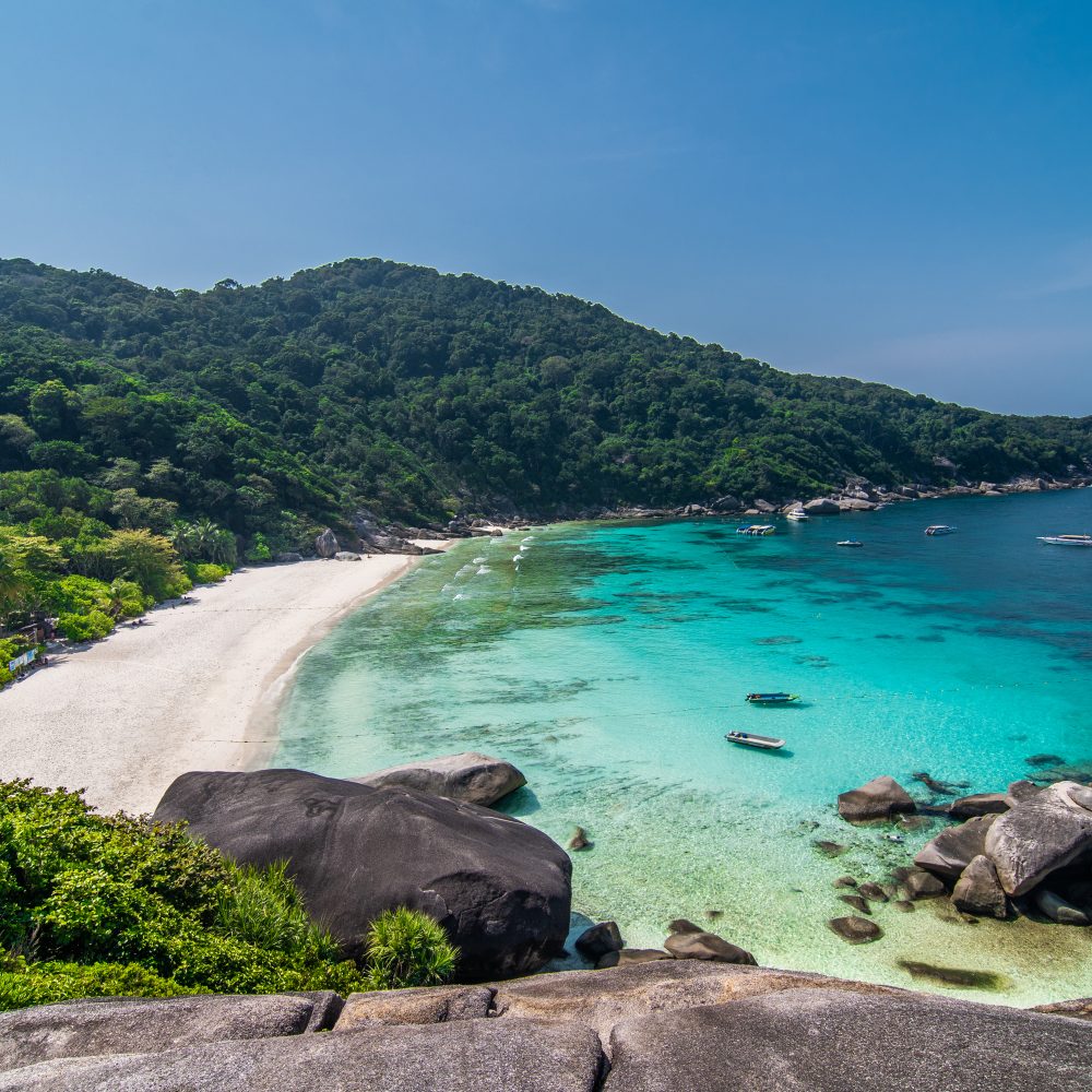 Phuket Tours Online Expat Run Phuket Tour Agency Tropical Beach At View Point Of Similan Islands, Andaman Sea, Thailand